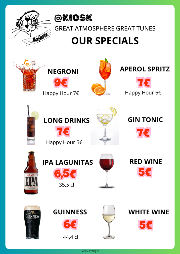 Our specials